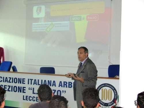 La lezione di Vito Albanese del Settore Tecnico